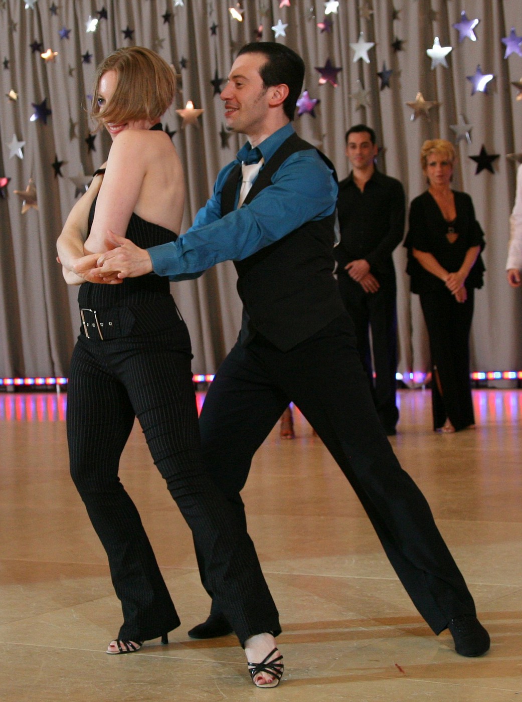 Erik & Anna dancing Hustle at MADjam 2009