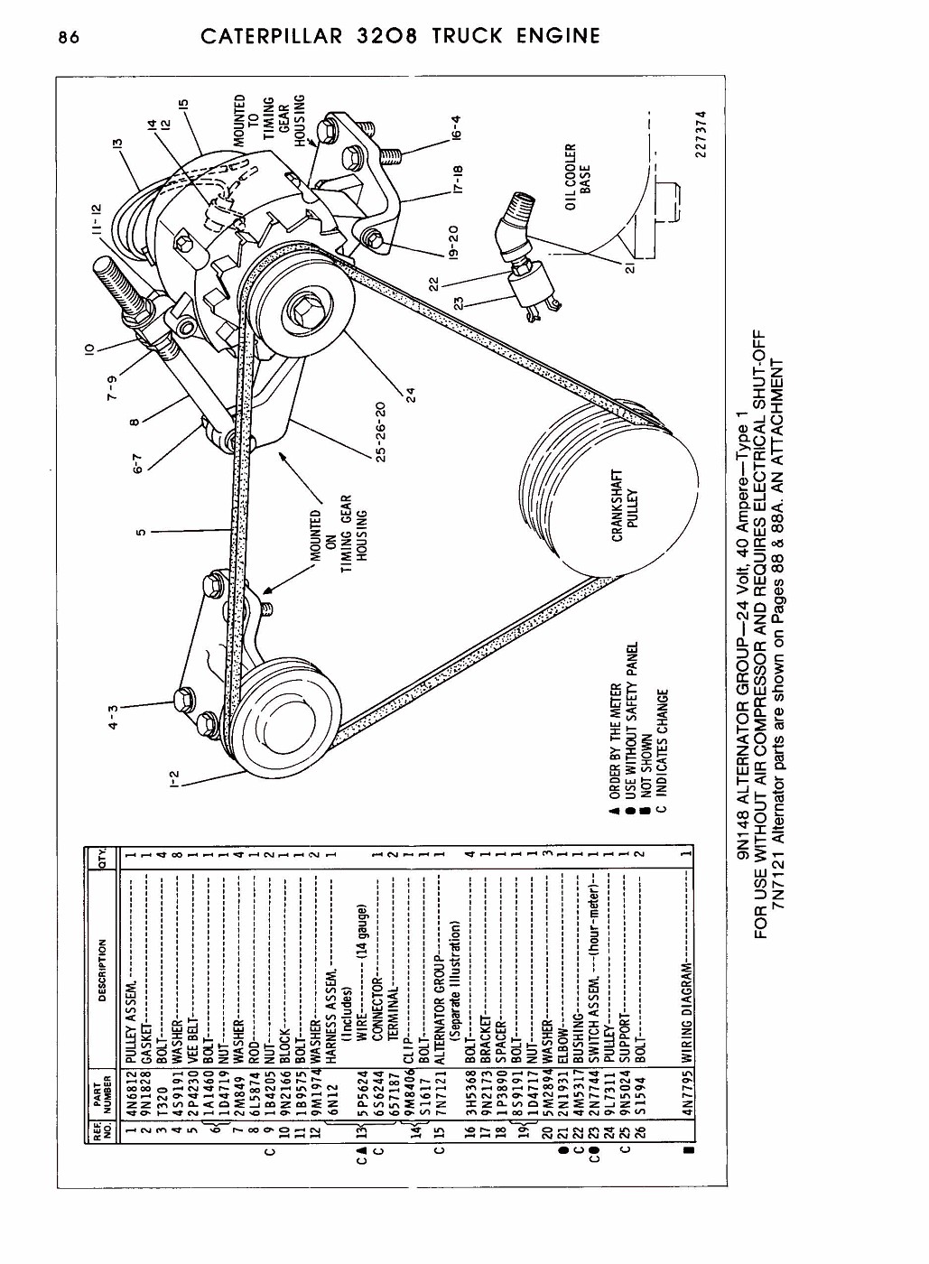 Wiring Diagram Info: 20 3208 Cat Engine Parts Diagram